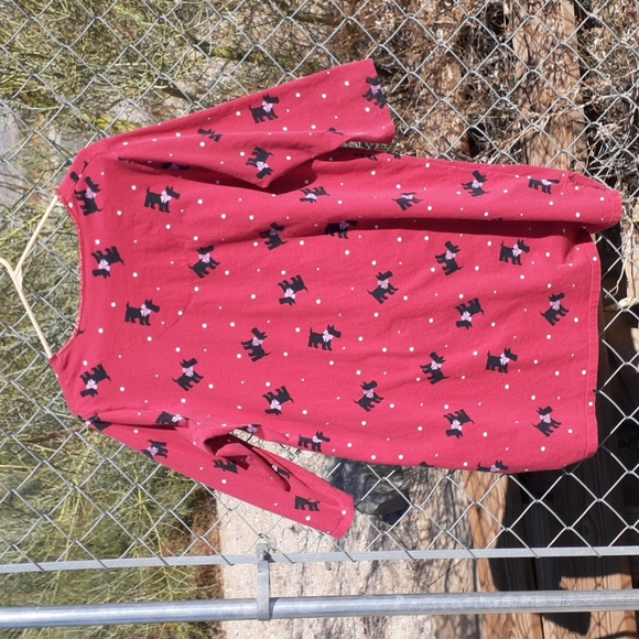 SimplyBasic Scottie Dog Pajama Dress, Size L-XL (14-18), Preowned - Picture 4 of 8